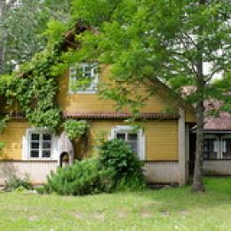 old house in garden